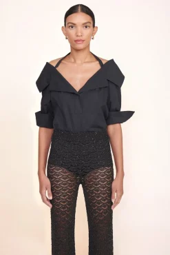 STAUD -ADRIANNA PANT - BLACK