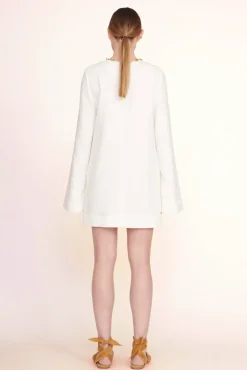 STAUD -AMANDA DRESS - IVORY