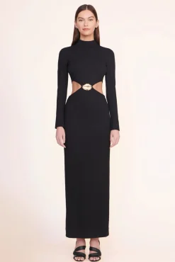 STAUD -ARLETTE DRESS - BLACK