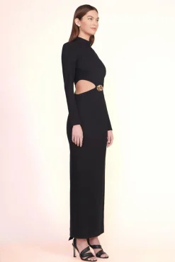 STAUD -ARLETTE DRESS - BLACK