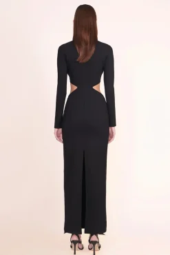 STAUD -ARLETTE DRESS - BLACK