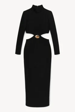 STAUD Occasion Dresses-ARLETTE DRESS - BLACK