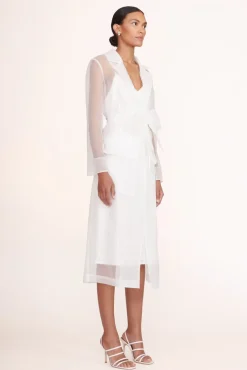 STAUD Bridal Dresses-ASHLEY DRESS - WHITE