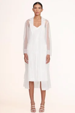 STAUD Bridal Dresses-ASHLEY DRESS - WHITE