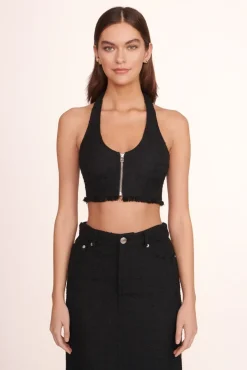 STAUD -BECCA TOP - BLACK