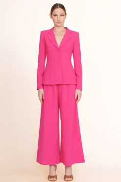 STAUD -CARSON BLAZER - MAGENTA
