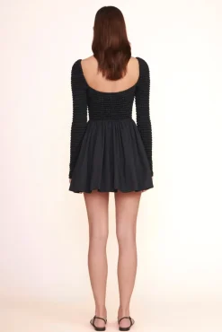 STAUD -CASSIDY DRESS - BLACK