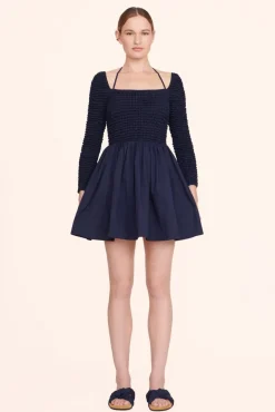 STAUD -CASSIDY DRESS - NAVY