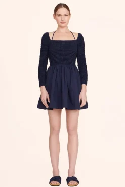 STAUD -CASSIDY DRESS - NAVY