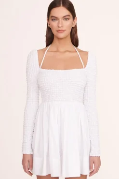 STAUD -CASSIDY DRESS - WHITE