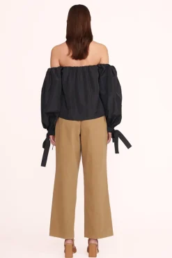 STAUD -COLBY TOP - BLACK