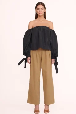 STAUD -COLBY TOP - BLACK