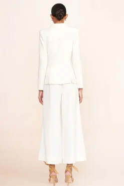 STAUD Bridal Dresses-CROPPED CALEB PANT - IVORY