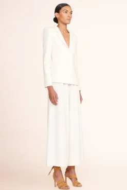 STAUD -CROPPED CALEB PANT - IVORY