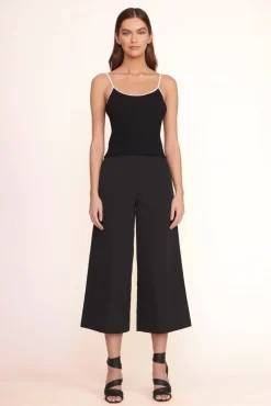STAUD -CROPPED OAK PANT - BLACK