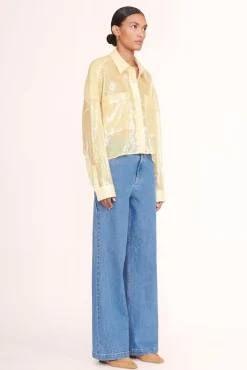 STAUD -CROPPED PAYTON TOP - SUNRAY