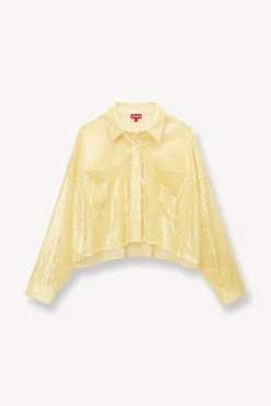 STAUD -CROPPED PAYTON TOP - SUNRAY