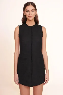 STAUD Occasion Dresses-CRYSTAL DRESS - BLACK