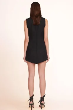 STAUD -CRYSTAL DRESS - BLACK