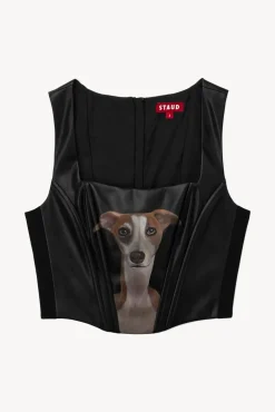 STAUD Pet Ready To Wear-CUSTOM ALICE CORSET - BLACK
