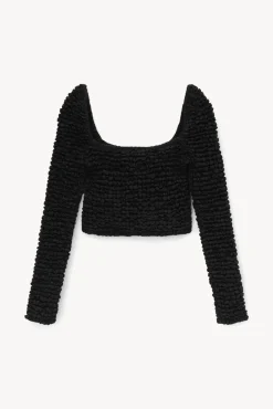 STAUD -ELEANORA TOP - BLACK