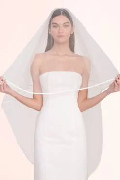 STAUD Bridal Accessories-EMBROIDERED VEIL - GAME OVER