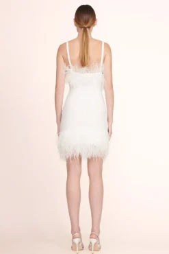 STAUD -ETTA DRESS - WHITE
