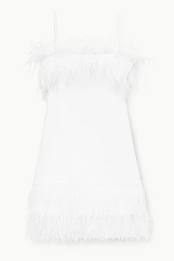 STAUD -ETTA DRESS - WHITE