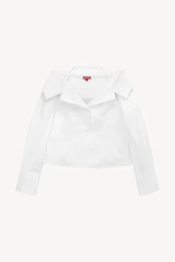 STAUD -FELICITY TOP - WHITE