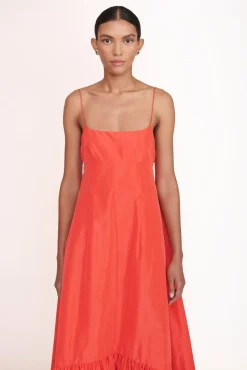 STAUD -FLORENCE DRESS - HIBISCUS