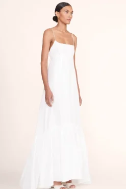 STAUD Bridal Dresses-FLORENCE DRESS - WHITE