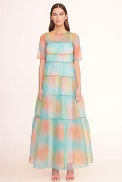 STAUD Occasion Dresses-HYACINTH DRESS - MULTI AURA