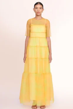 STAUD -HYACINTH DRESS - MULTI SUNRAY