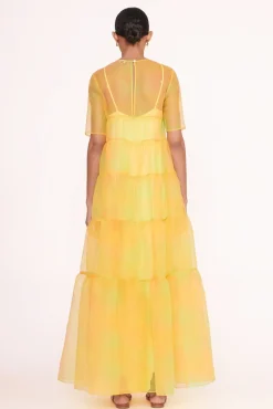 STAUD Occasion Dresses-HYACINTH DRESS - MULTI SUNRAY