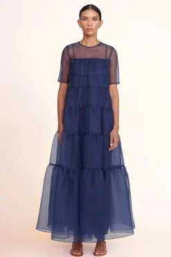 STAUD -HYACINTH DRESS - NAVY