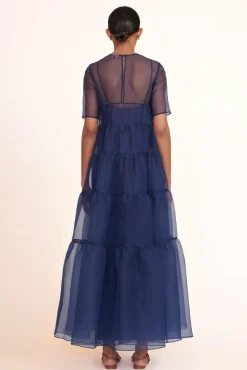 STAUD -HYACINTH DRESS - NAVY