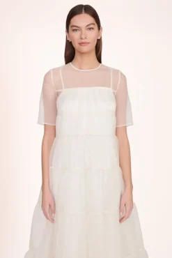 STAUD Bridal Dresses-HYACINTH DRESS - WHITE