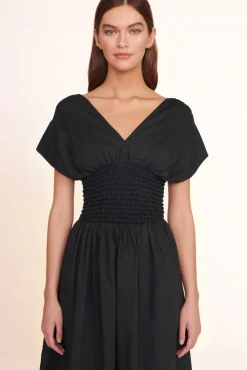 STAUD -JACKSON DRESS - BLACK