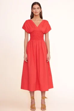 STAUD -JACKSON DRESS - HIBISCUS