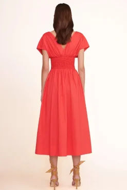 STAUD -JACKSON DRESS - HIBISCUS