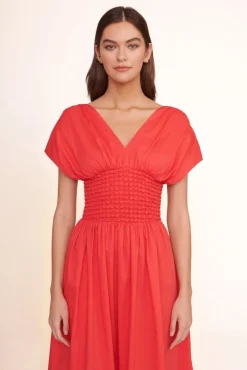 STAUD -JACKSON DRESS - HIBISCUS