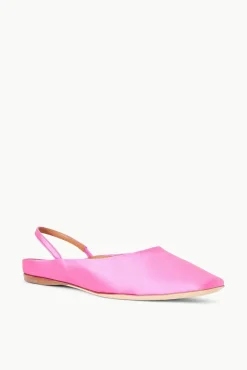 STAUD -JANINE MULE SATIN - BLOSSOM