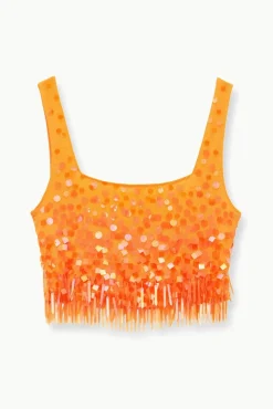 STAUD Occasion Dresses-JASMIN TOP - PAPAYA