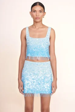 STAUD Occasion Dresses-JASMIN TOP - SHALLOW