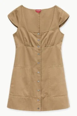 STAUD -JULIA DRESS - ROSEMARY