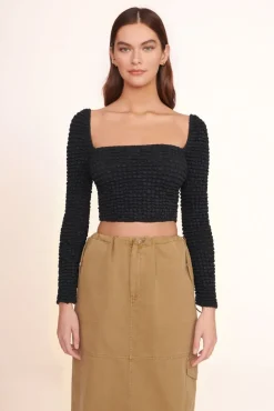STAUD -JUSTINE SKIRT - ROSEMARY