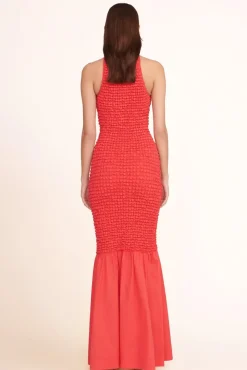 STAUD -KIERA DRESS - HIBISCUS