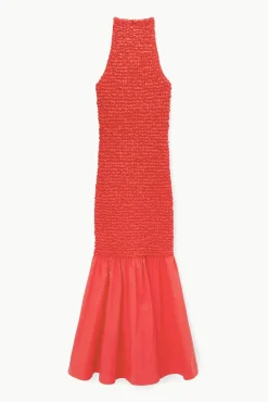 STAUD -KIERA DRESS - HIBISCUS