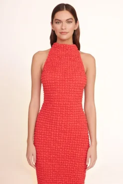 STAUD Occasion Dresses-KIERA DRESS - HIBISCUS