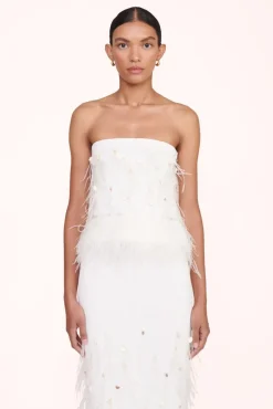 STAUD Bridal Dresses-KRISTEN TOP - IVORY